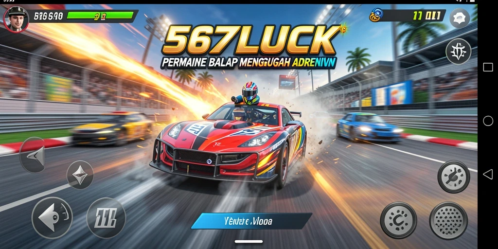 Gameplay Racing menegangkan dan penuh aksi di 567LUCK.