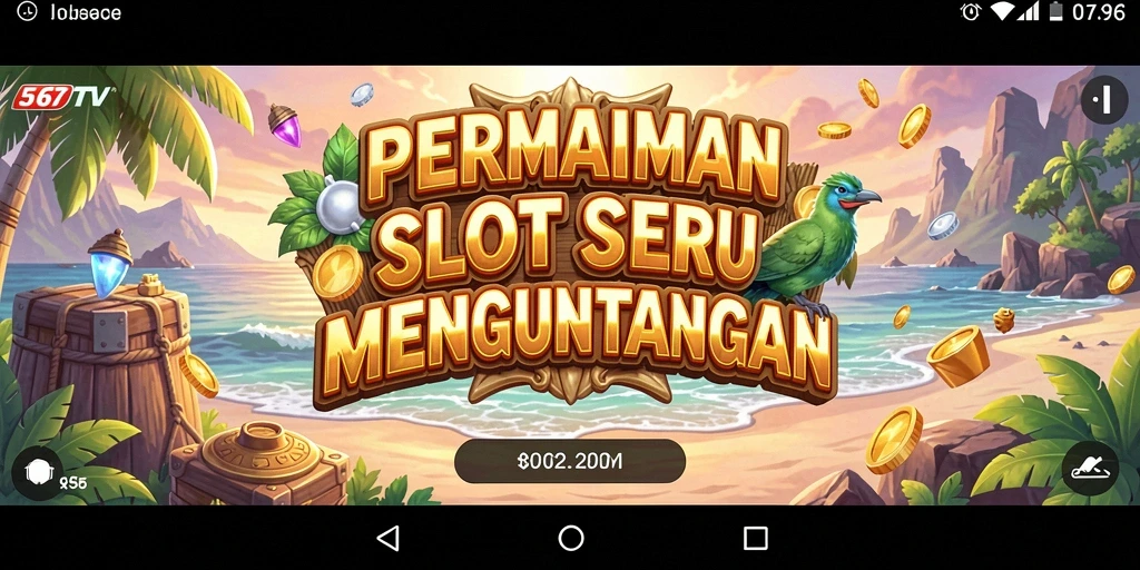 Gameplay menegangkan dengan beragam tema slot.