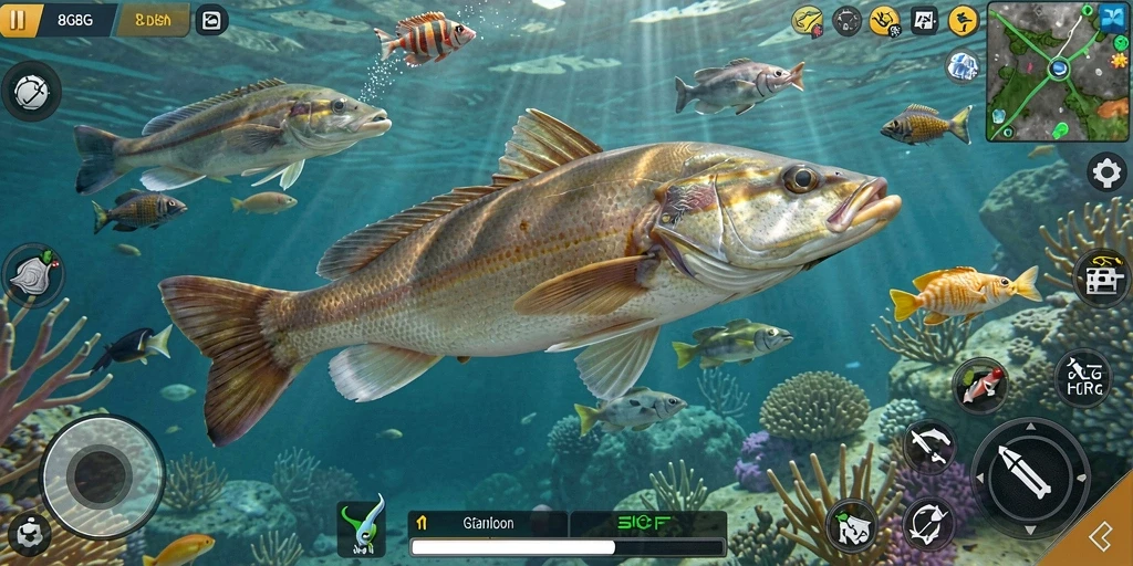Gameplay menarik Tembak Ikan di 8G8G dengan grafis yang menawan.