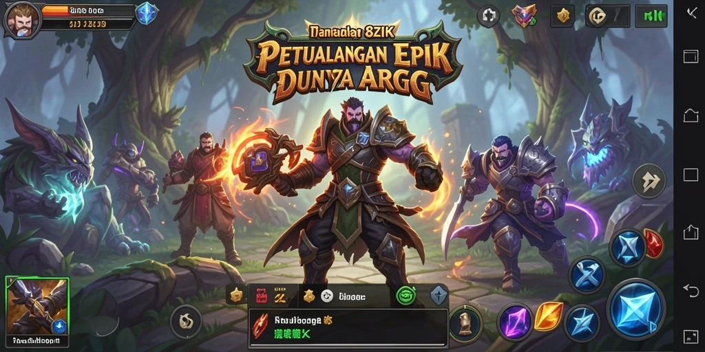 Tampilan seru dari gameplay ARPG di 8ZK.