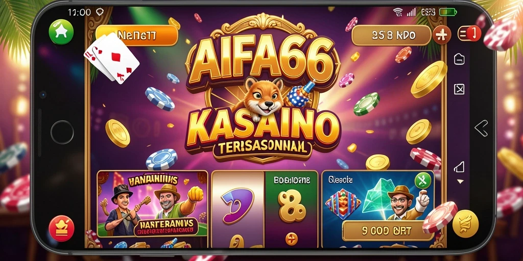 Screenshot AIFA66 menunjukkan gameplay kasino yang menarik dan interaktif.