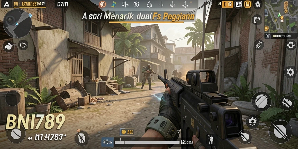 Tampilan seru gameplay BNI789 dengan aksi FPS mendebarkan.