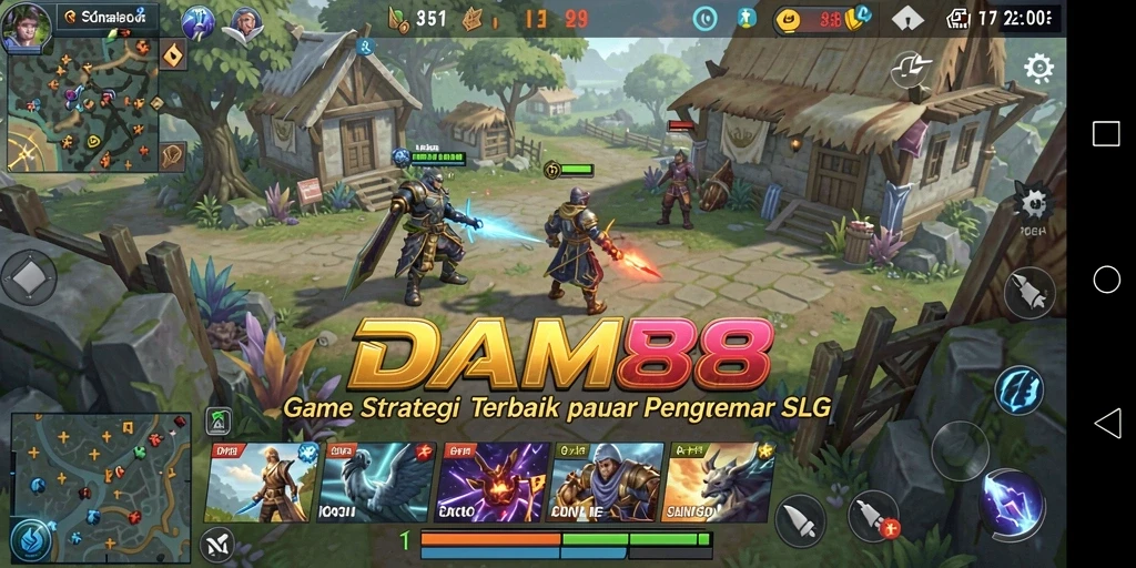Tampilan menarik dari gameplay DAM88 dalam genre SLG.