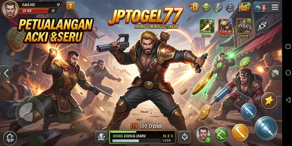 Tampilan gameplay seru dari JPTOGEL77 dengan aksi mendebarkan.