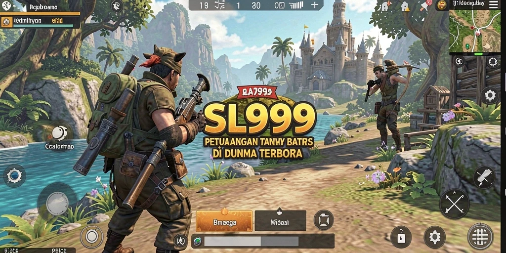 Gameplay SL999 yang menakjubkan dalam dunia terbuka.