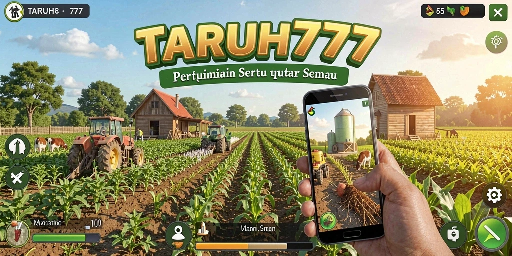 Screenshot TARUH777 menampilkan permainan petanian yang interaktif dan menarik.