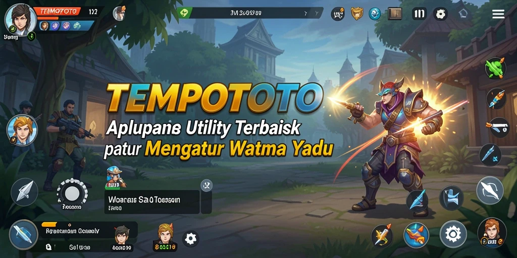 Tampilan screenshot TEMPOTOTO dengan antarmuka pengguna yang ramah.