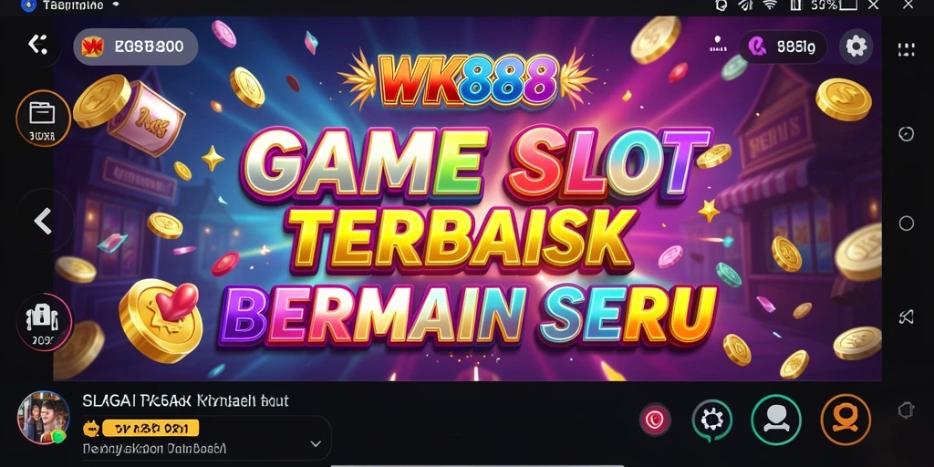 Tampilan gameplay Slot WK888 yang mengasyikkan dan penuh warna.