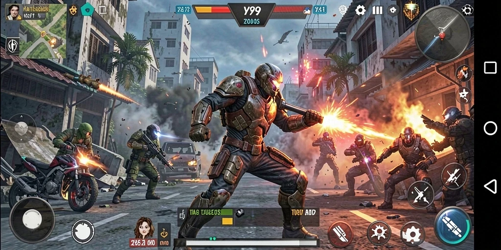 Tampilan menarik dari gameplay Y89 dengan aksi yang mendebarkan.